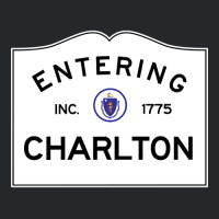 Charlton Massachusetts Road Sign Crewneck Sweatshirt | Artistshot