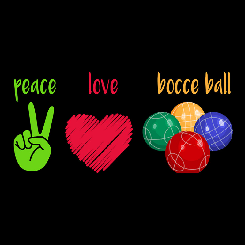 Peace Love Bocce Ball Youth Jogger by yammerbetween10 | Artistshot