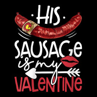 Womens Funny Valentines Day His Sausage Is My Valentine Adult Gift V N Long Sleeve Shirts | Artistshot