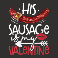 Womens Funny Valentines Day His Sausage Is My Valentine Adult Gift V N Champion Hoodie | Artistshot