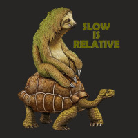 Limited Edition Speed Of Sloth And Turtle Ladies Fitted T-shirt | Artistshot