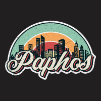 Paphos City Retro T-shirt | Artistshot