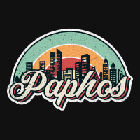 Paphos City Retro Graphic T-shirt | Artistshot