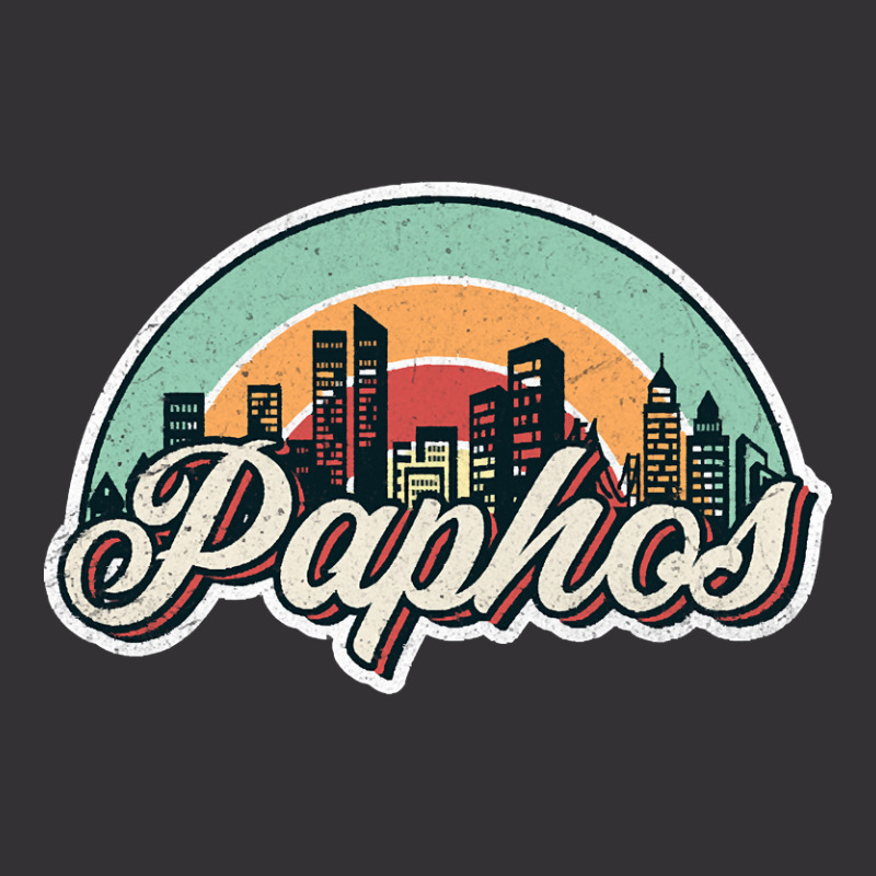 Paphos City Retro Vintage Short | Artistshot