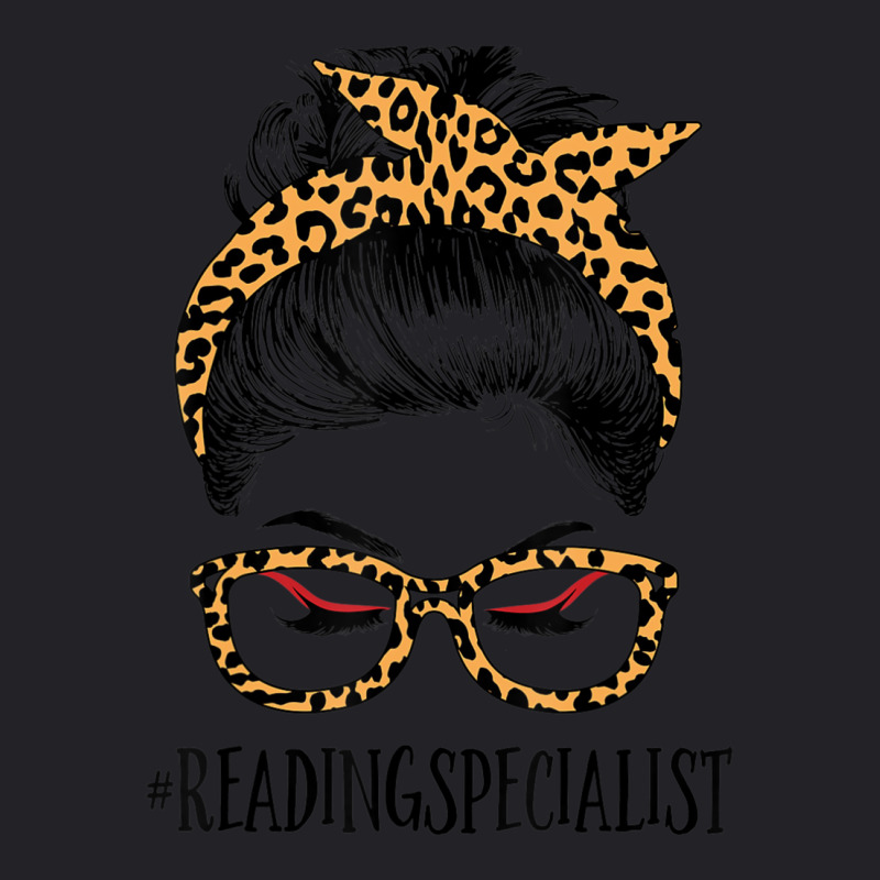 Limited Edition Reading Specialist Life Messy Bun Leopard Youth Tee by femalesbaubles | Artistshot