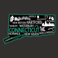 Connecticut Bridgeport Cute Map Waterbury New Haven Enfield Willington Champion Hoodie | Artistshot