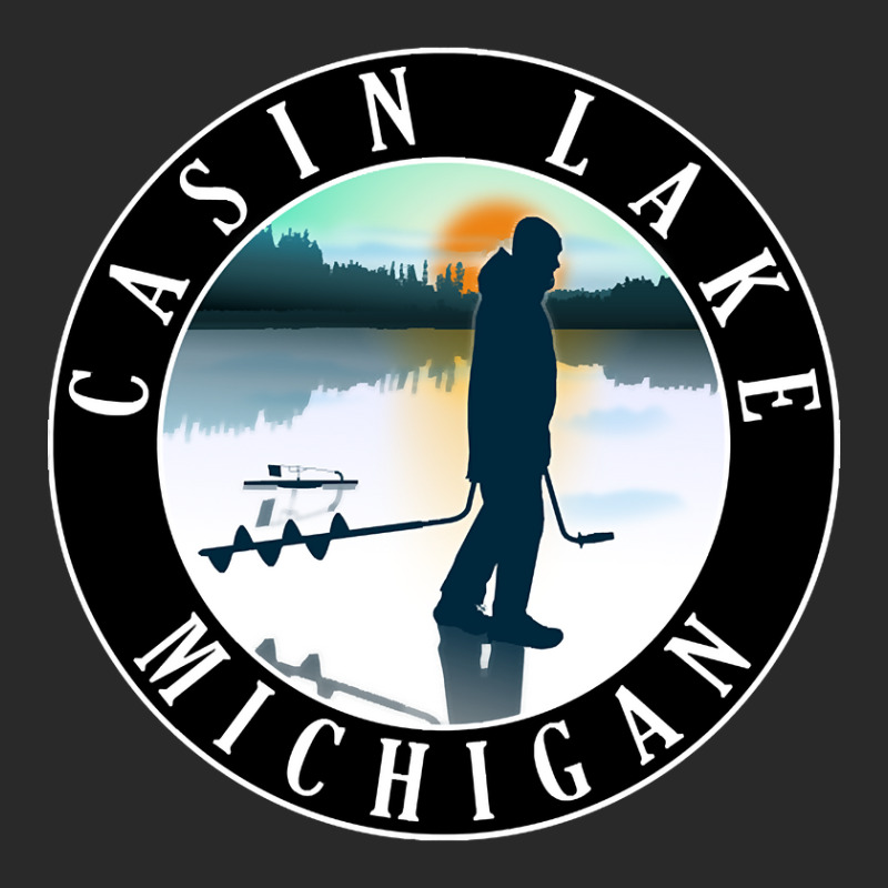 Casin Lake Ice Fishing Michigan Sunset Toddler T-shirt by fencingderby989 | Artistshot