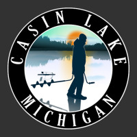 Casin Lake Ice Fishing Michigan Sunset Baby Bodysuit | Artistshot