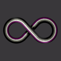 Large Infinity Vector Symbol Striped With Asexual Pride Flag Ladies Curvy T-shirt | Artistshot