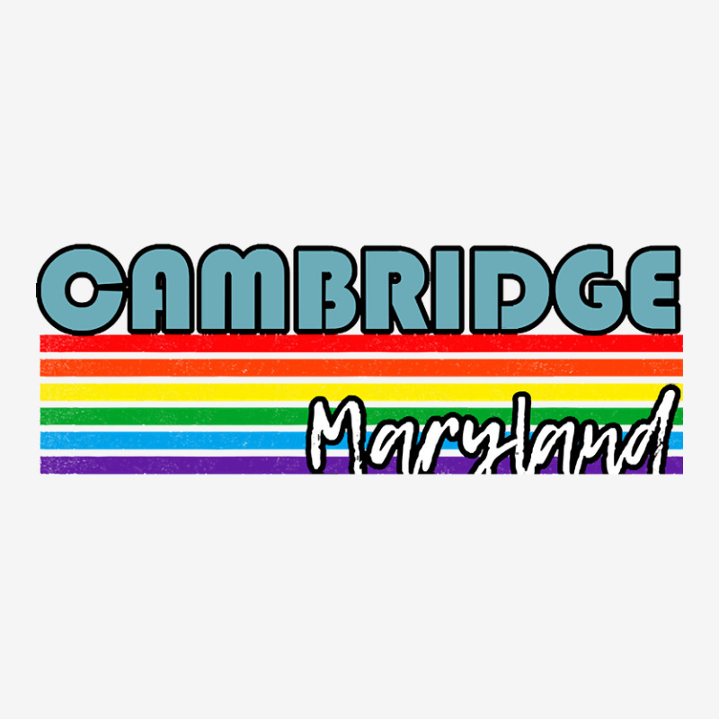 Cambridge Maryland Pride Shirt Cambridge Lgbt Gift Lgbtq Supporter Tee Graphic T-shirt | Artistshot