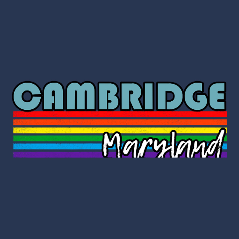 Cambridge Maryland Pride Shirt Cambridge Lgbt Gift Lgbtq Supporter Tee Men Denim Jacket | Artistshot