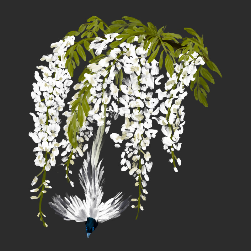 Paradise Flycatcher + White Wisteria Exclusive T-shirt | Artistshot