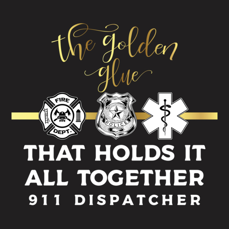 The Glue 911 Dispatcher Thin Yellow Line Hoodie Gift T-shirt | Artistshot