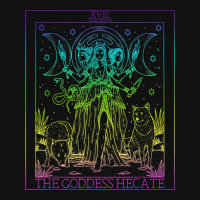 The Goddess Hecate Tarot Card Triple Moon Witch Hekate Wheel Graphic Youth T-shirt | Artistshot