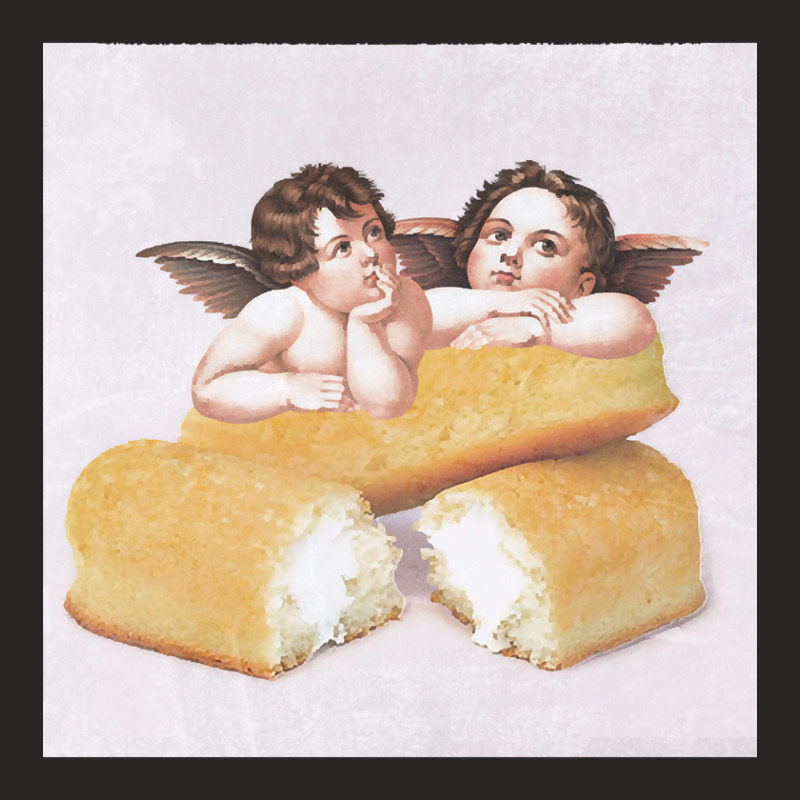 Cherubs Resting On Twinkies Ladies Fitted T-Shirt by denverhumans58 | Artistshot