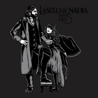 Laszlo And Nadja Bats Black White T-shirt | Artistshot