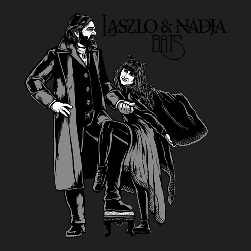 Laszlo And Nadja Bats Black White T-Shirt by geishascessation326 | Artistshot