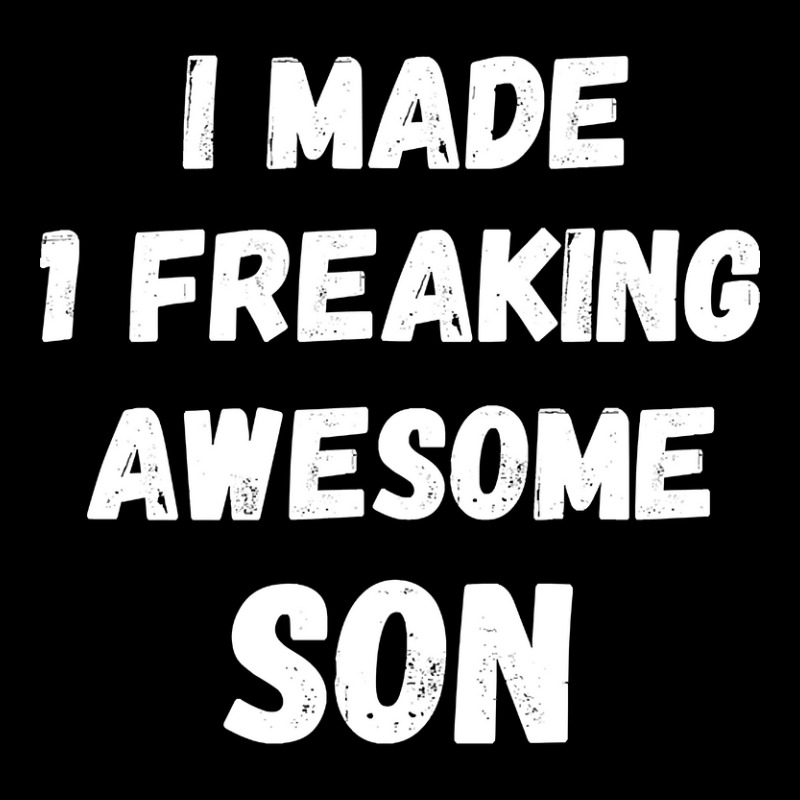 Parents And Son I Made 1 Freaking Awesome Son V-neck Tee | Artistshot