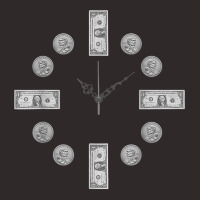 Money Clock T Shirt Time Is Money Cool Graphic Novelty Tee Racerback Tank | Artistshot