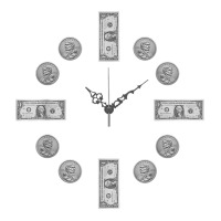 Money Clock T Shirt Time Is Money Cool Graphic Novelty Tee Maternity Scoop Neck T-shirt | Artistshot