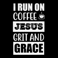 I Run On Coffee Jesus Grit And Grace Religious Christian Baby Beanies | Artistshot