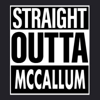 Mccallum Name Straight Outta Mccallum Unisex Sherpa-lined Denim Jacket | Artistshot