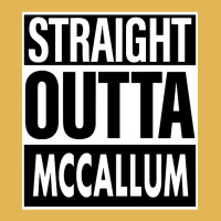 Mccallum Name Straight Outta Mccallum Vintage Hoodie And Short Set | Artistshot