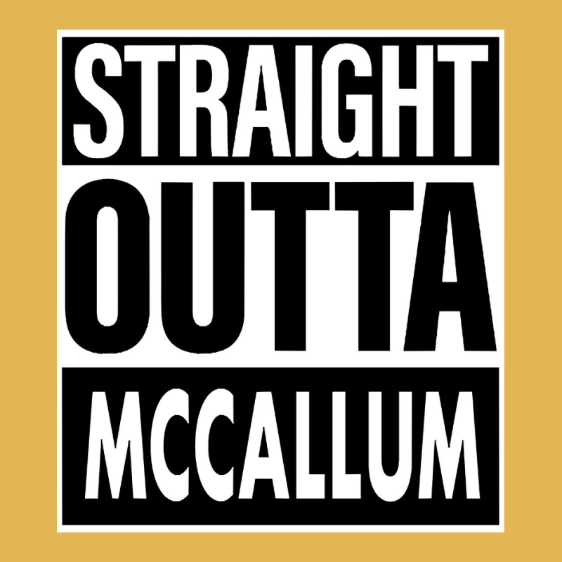 Mccallum Name Straight Outta Mccallum Vintage Hoodie And Short Set | Artistshot