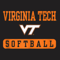 Virginia Tech Hokies Softball Officially Licensed Tank Top T-shirt | Artistshot