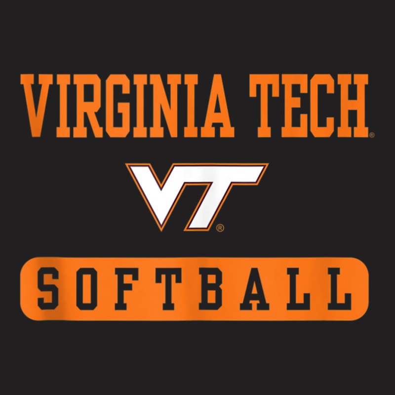 Virginia Tech Hokies Softball Officially Licensed Tank Top T-shirt | Artistshot