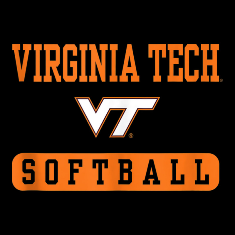 Virginia Tech Hokies Softball Officially Licensed Tank Top Graphic T-shirt | Artistshot