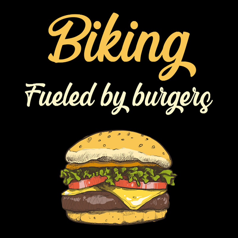 Biking Fueld By Burgers - Bicycling Cycling Bike Biker Tired Cyclist B Adjustable Cap | Artistshot