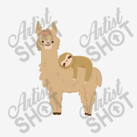 Adorable Sloth Laying On A Llama Ladies Polo Shirt | Artistshot