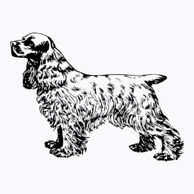 Cocker Spaniel Illustration T-Shirt by dynhomuicz | Artistshot