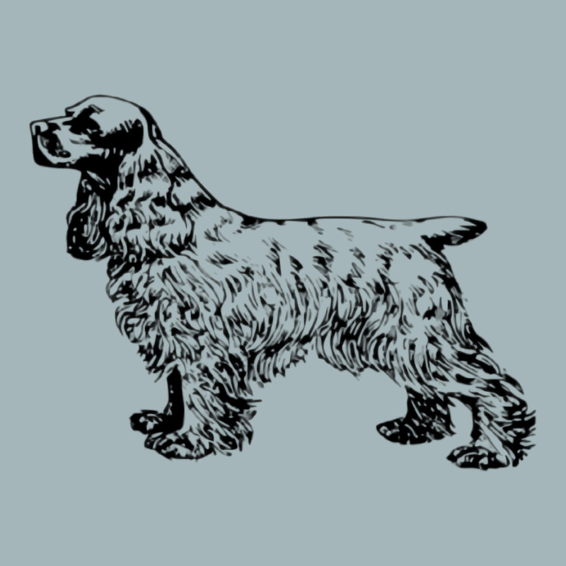 Cocker Spaniel Illustration Unisex Sherpa-Lined Denim Jacket by dynhomuicz | Artistshot