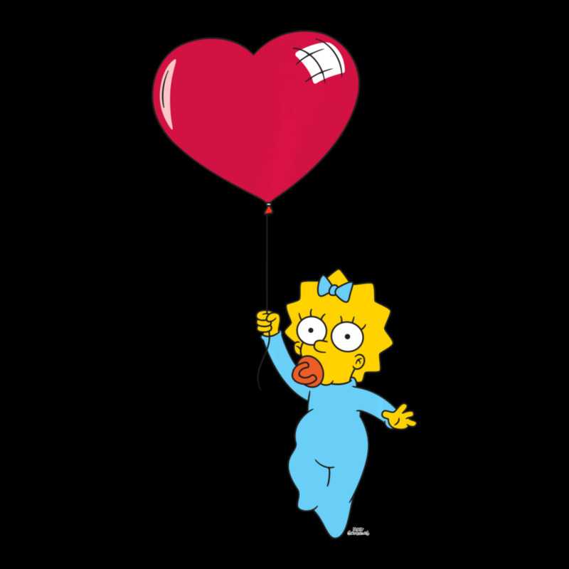 Hot Trend The Simpsons Maggie Heart Balloon Valentine's Day Long Sleeve Shirts by Hugo Flowers | Artistshot