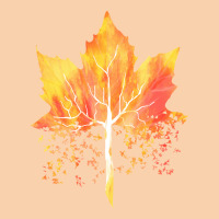 Autumn T  Shirt Leaf Autumn Tree Orange Fall Leaves Lover Season T  Sh Cropped Hoodie | Artistshot