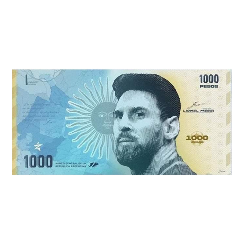 Messi Pesos Argentina Sticker | Artistshot