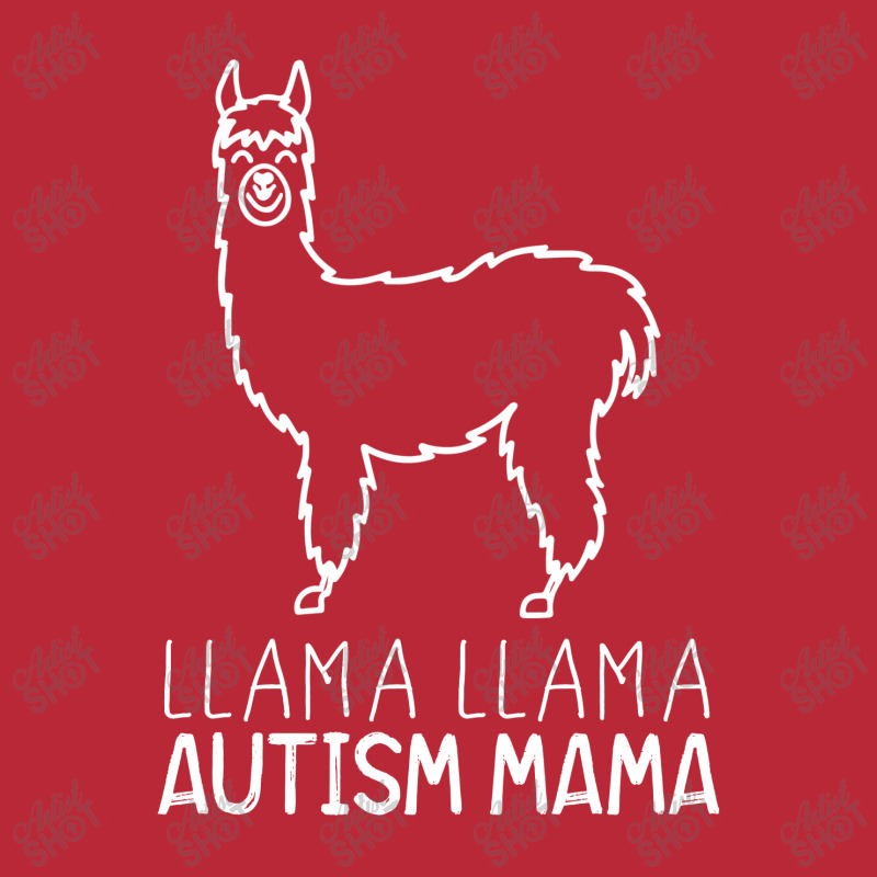 Llama Llama Autism Mama Women's V-neck T-shirt | Artistshot