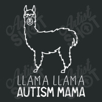 Llama Llama Autism Mama Women's Triblend Scoop T-shirt | Artistshot