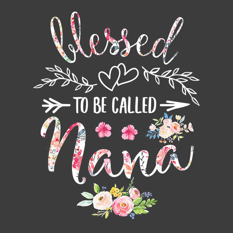 Blessed To Be Called Nana Women Flower Decor Grandma T Shirt Men's Polo Shirt by joanie38206 | Artistshot