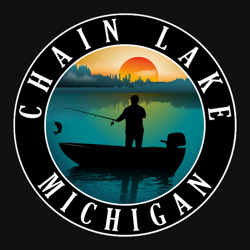 Chain Lake Fishing Michigan Sunset Graphic Youth T-shirt by fencingderby989 | Artistshot