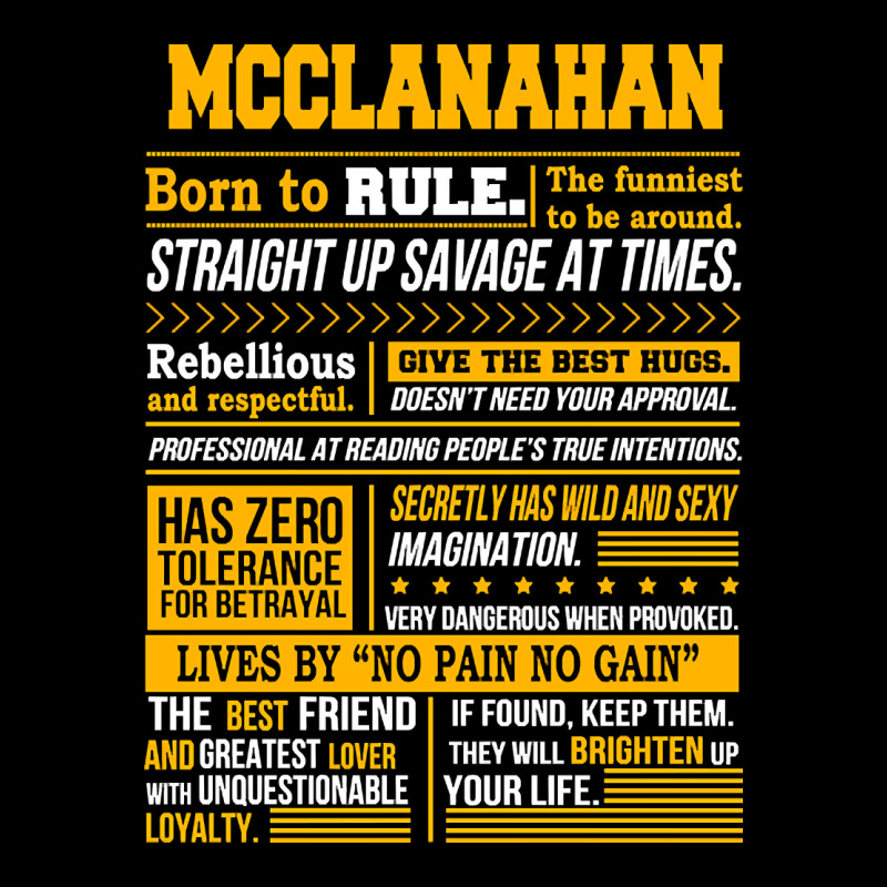 Mcclanahan Name Shirt Mcclanahan Born To Rule Adjustable Cap | Artistshot