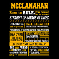 Mcclanahan Name Shirt Mcclanahan Born To Rule V-neck Tee | Artistshot