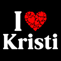 Kristi Heart - I Love Kristi Youth Sweatshirt | Artistshot