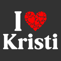 Kristi Heart - I Love Kristi Baby Bodysuit | Artistshot