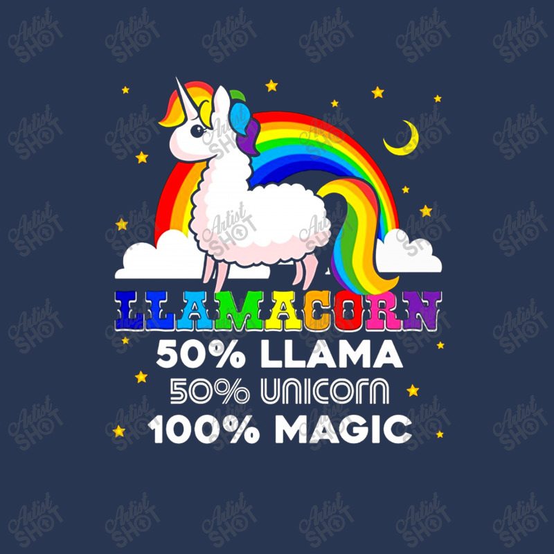 Llamacorn 100 Magic Men Denim Jacket | Artistshot