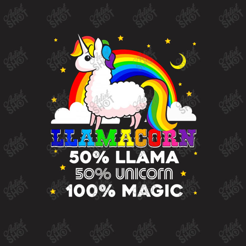 Llamacorn 100 Magic T-shirt | Artistshot