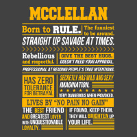 Mcclellan Name Shirt Mcclellan Born To Rule Vintage T-shirt | Artistshot