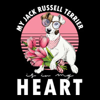 Jack Russel Terrier T  Shirt Jack Russel Terrier Is My Heart Dogs Dog Men's 3/4 Sleeve Pajama Set | Artistshot